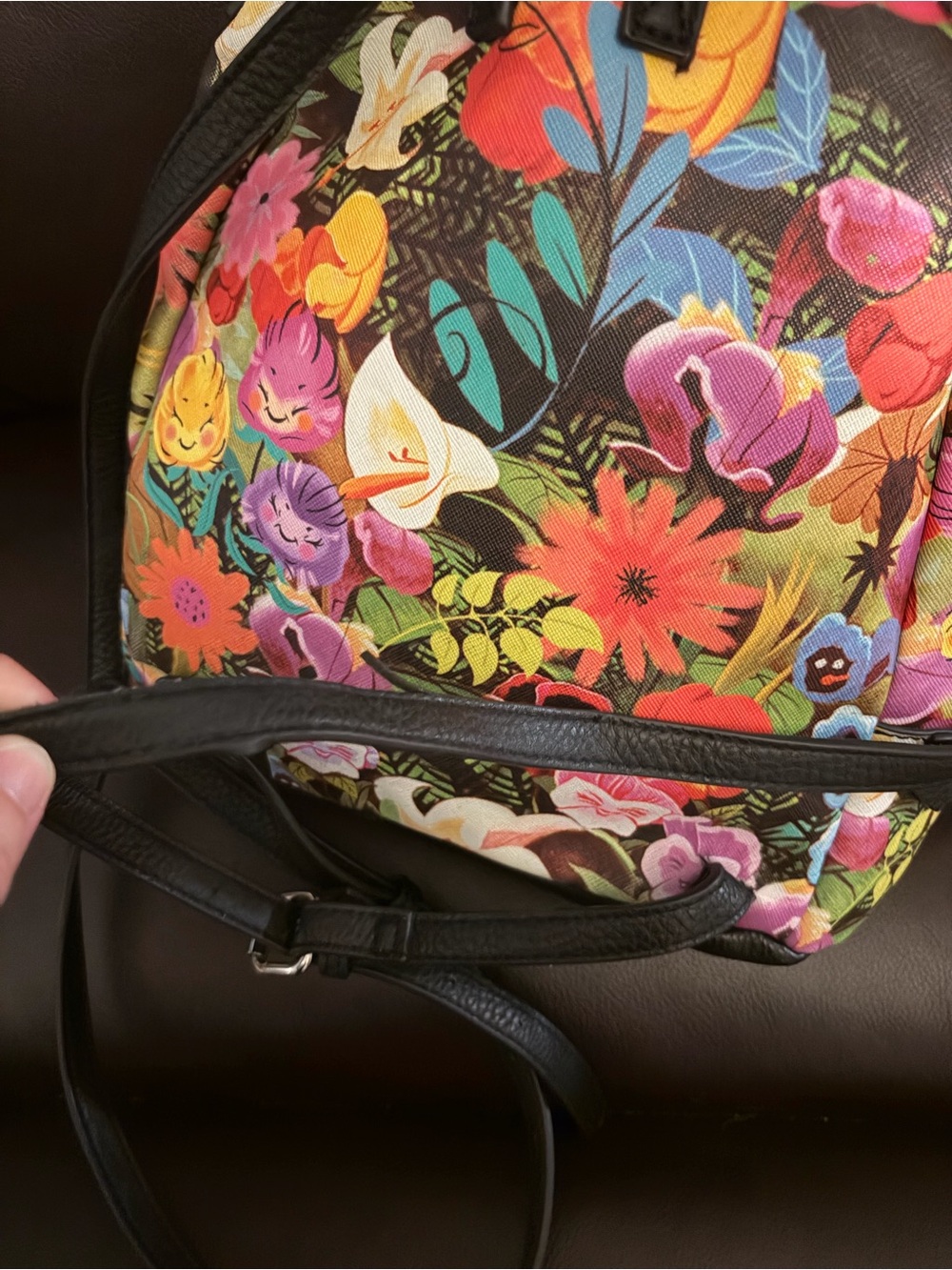 Rare Alice in Wonderland Floral Mini Backpack - Multicolor - Picture 5 of 5